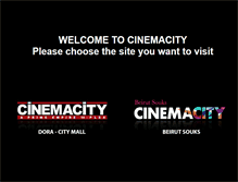 Tablet Screenshot of cinemacitybeirut.com